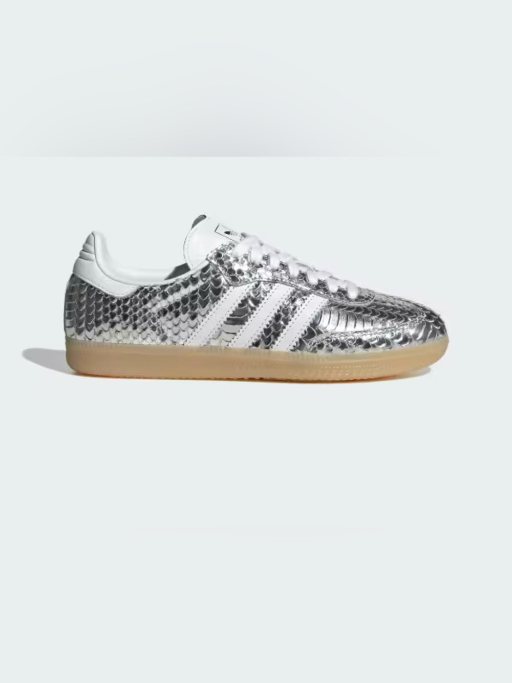 adidas women’s Samba - Metallic Silver